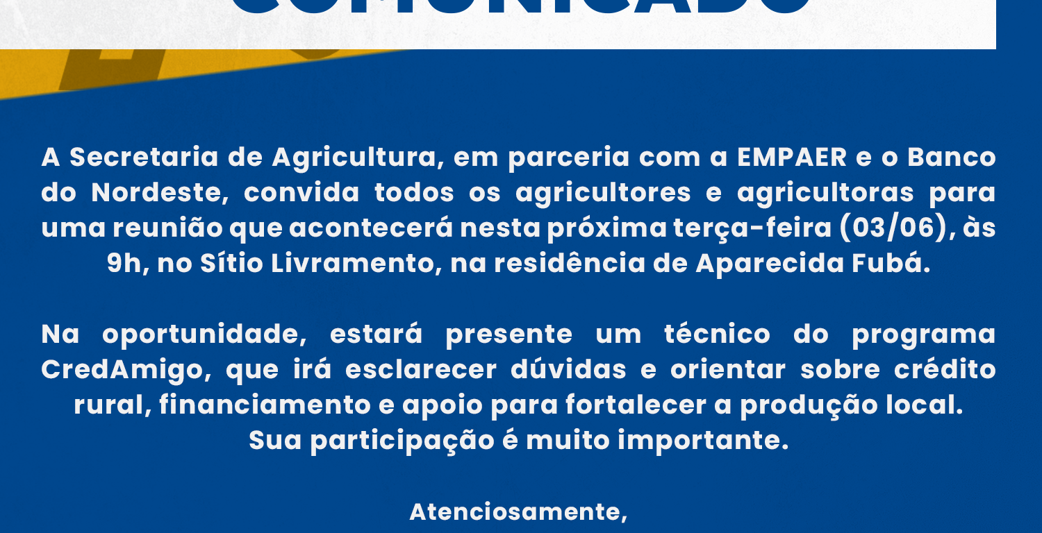 COMUNICADO