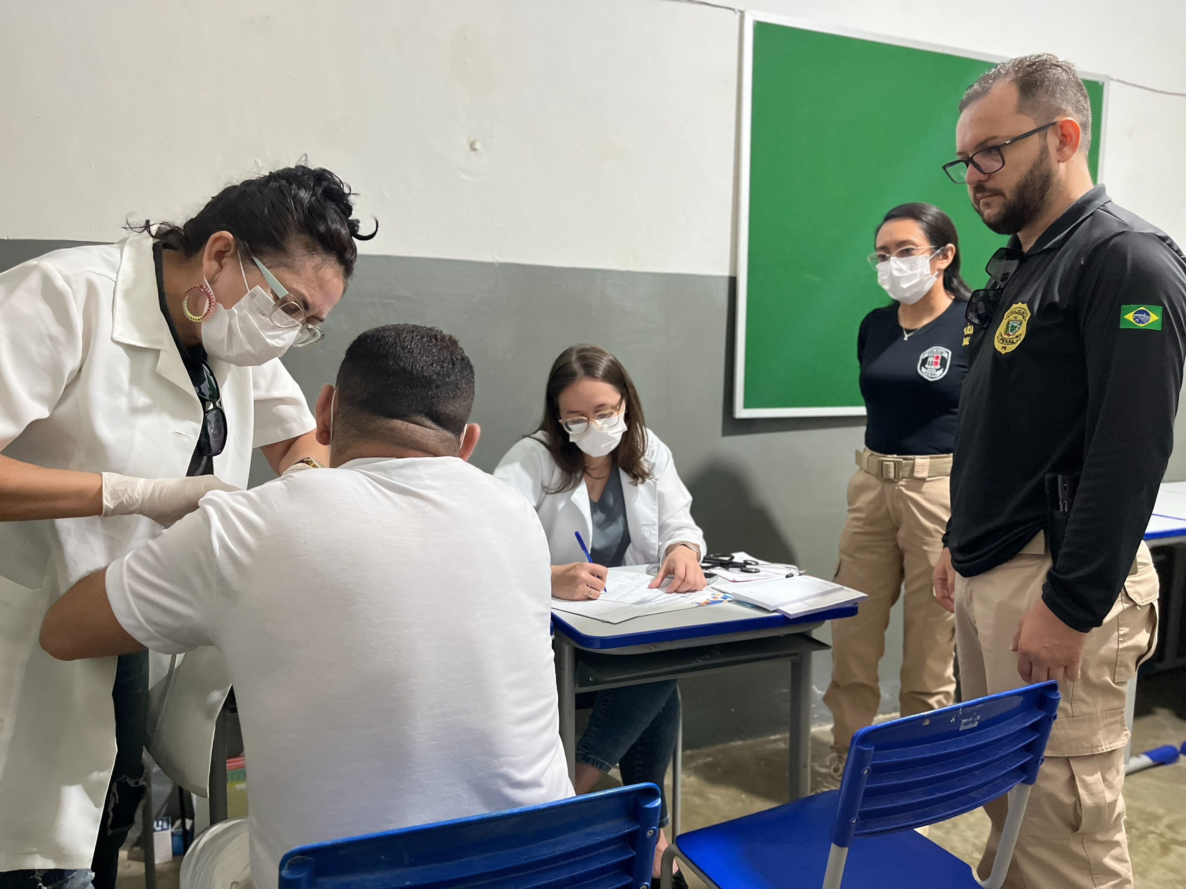 EQUIPE DA SECRETARIA DE SADE DE MALTA REALIZA AO DE SADE NA CADEIA PBLICA COM FOCO EM PREVENO E CUIDADOS